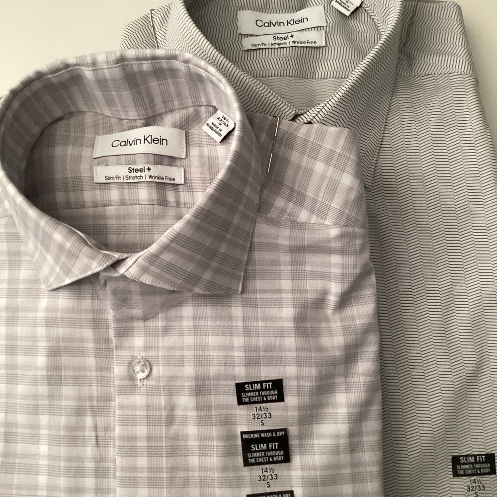 Calvin Klein dress shirts slim fit